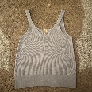 target knit blue top